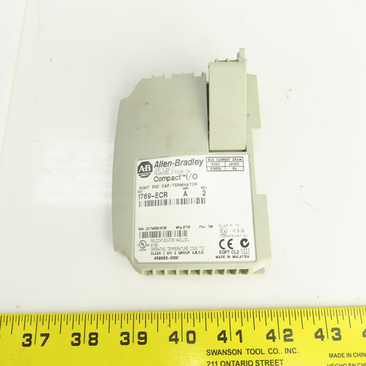 Allen Bradley 1769-ECR Ser A Rev 2 Compact I/O Right End Cap Terminator