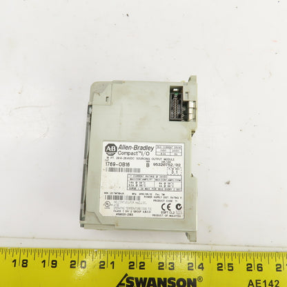 Allen Bradley 1769-OB16 SerB Compact I/O 16 Point Sourcing Output Module 26.4VDC