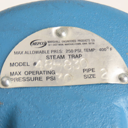 Mepco 48-830 2" NPT 250PSI Cast Iron Float Steam Trap