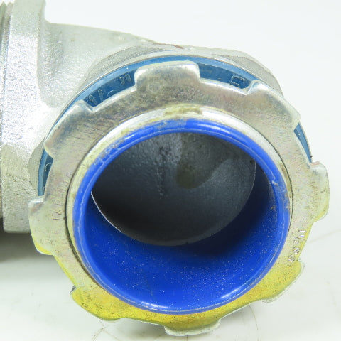 T&B 1-1/2" 90° Metallic Liquid -Tight Connector