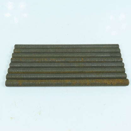 1/2"-13 x 8" Steel Fully Threaded Rod Lot of 8