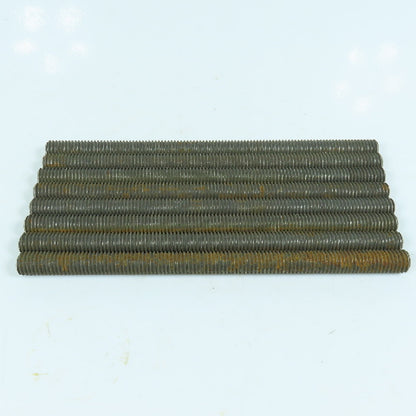 1/2"-13 x 8" Steel Fully Threaded Rod Lot of 8