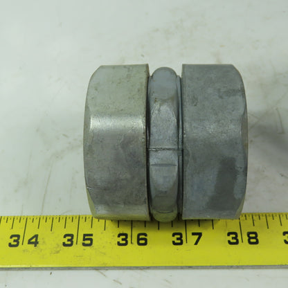 2"  ENT Straight Steel Compression Coupling Connector Lot of 2