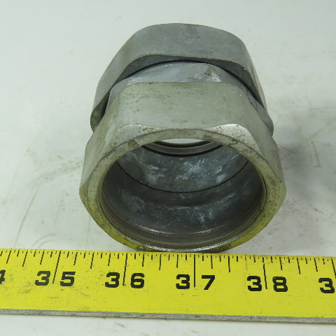 2"  ENT Straight Steel Compression Coupling Connector Lot of 2