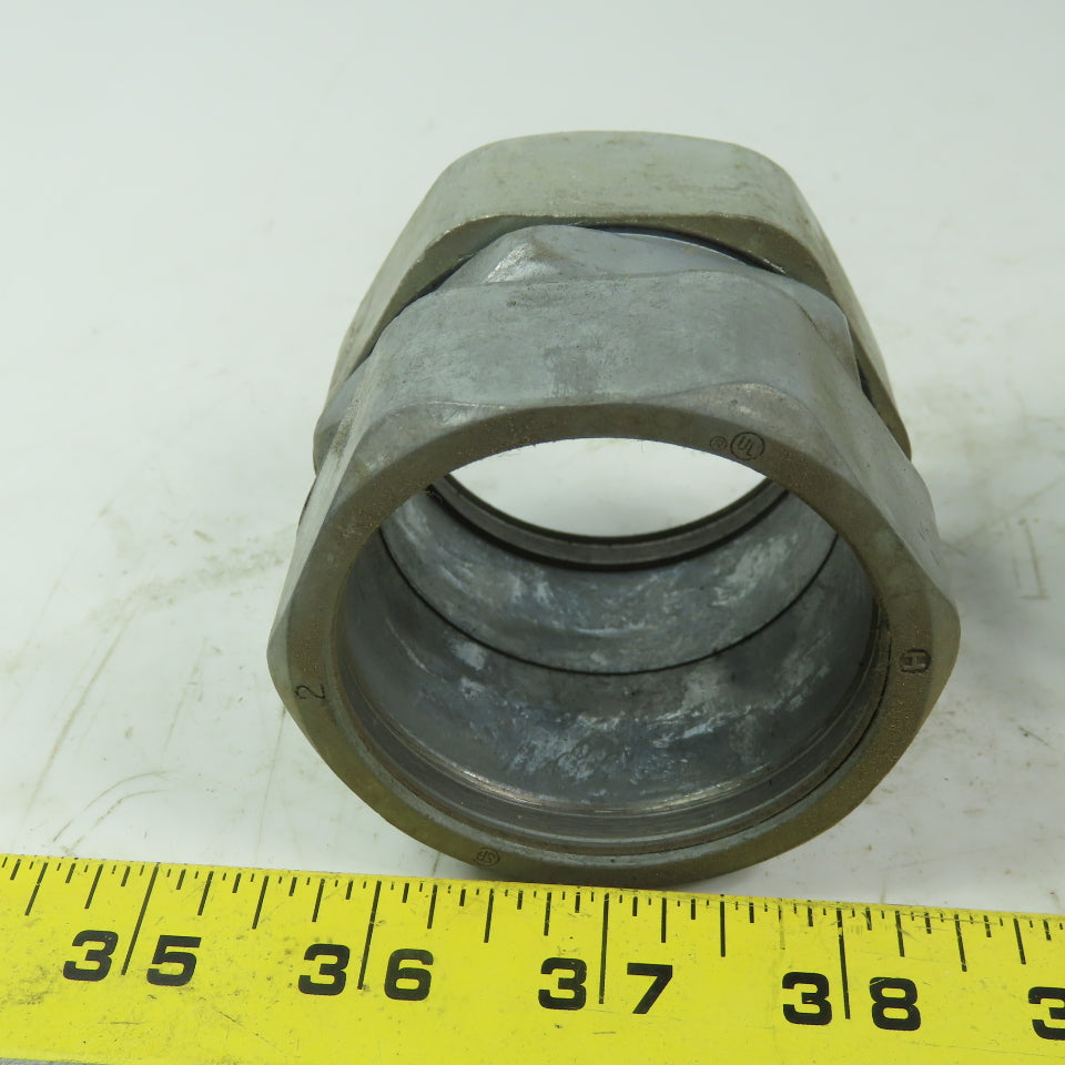 2"  ENT Straight Steel Compression Coupling Connector Lot of 2