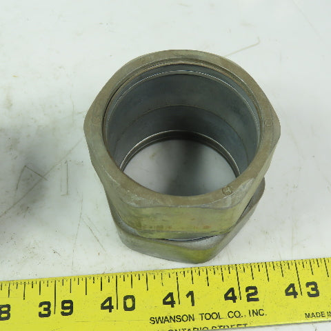 2"  ENT Straight Steel Compression Coupling Connector Lot of 2