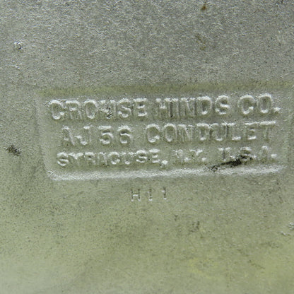 Crouse Hinds AJ56 Back Box W/ 1-1/2" Hub Cast Aluminum