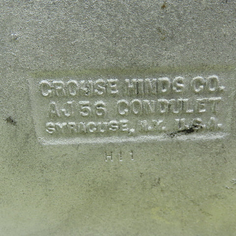 Crouse Hinds AJ56 Back Box W/ 1-1/2" Hub Cast Aluminum