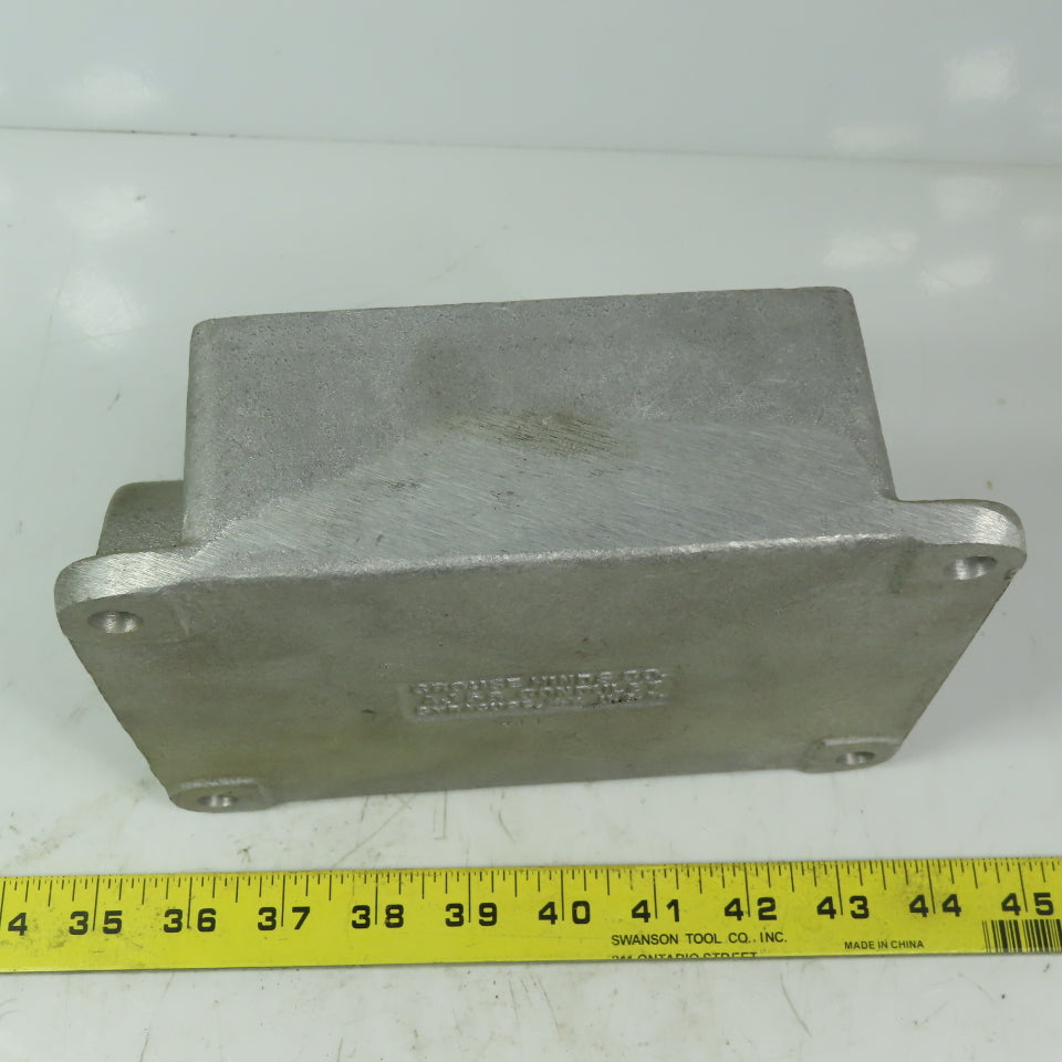 Crouse Hinds AJ56 Back Box W/ 1-1/2" Hub Cast Aluminum