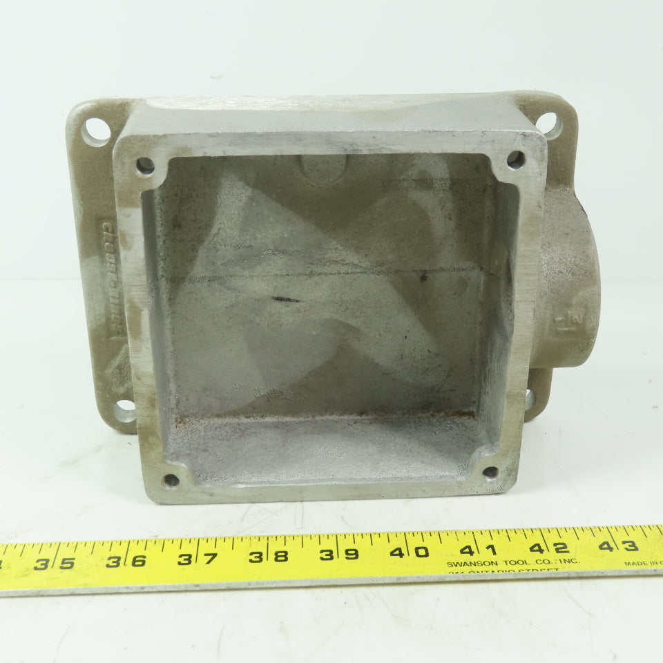 Crouse Hinds AJ56 Back Box W/ 1-1/2" Hub Cast Aluminum