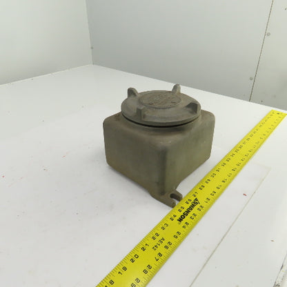 Adalet 7-1/2" x 6-1/2" Hazardous Locations Outlet Junction Box 1" & 3/4" NPT