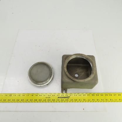Adalet 7-1/2" x 6-1/2" Hazardous Locations Outlet Junction Box 1" & 3/4" NPT