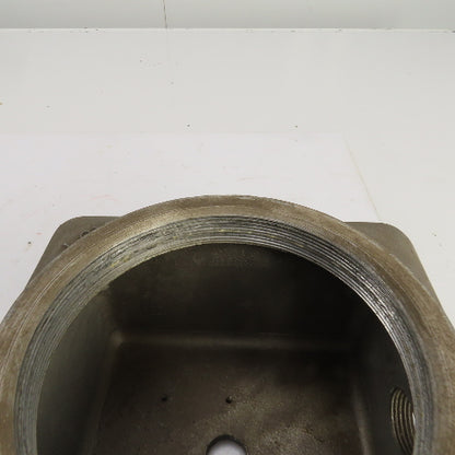 Adalet 7-1/2" x 6-1/2" Hazardous Locations Outlet Junction Box 1" & 3/4" NPT