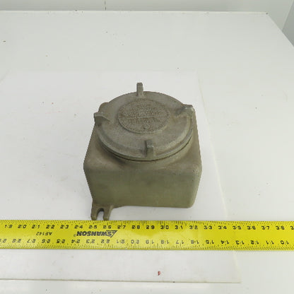 Adalet 7-1/2" x 6-1/2" Hazardous Locations Outlet Junction Box 1" & 3/4" NPT