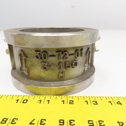 3.0-72-01 3" Stainless Steel Wafer Steam Check Valve