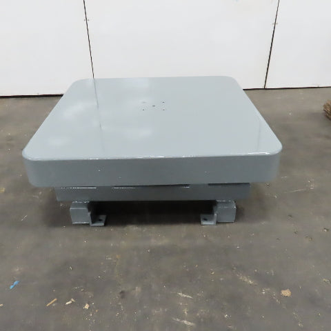 Buhrt Engineering 48" x 48" x 19" Tall Rotating Turn Table Pallet Carousel