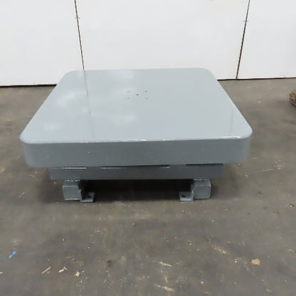 Buhrt Engineering 48" x 48" x 19" Tall Rotating Turn Table Pallet Carousel