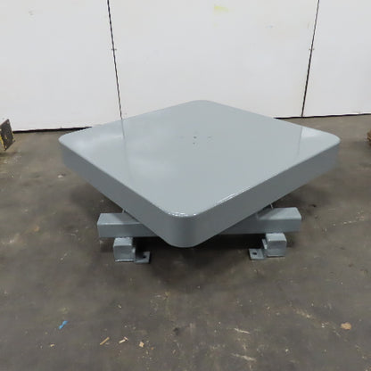Buhrt Engineering 48" x 48" x 19" Tall Rotating Turn Table Pallet Carousel