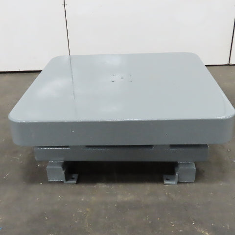 Buhrt Engineering 48" x 48" x 19" Tall Rotating Turn Table Pallet Carousel