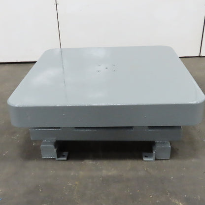 Buhrt Engineering 48" x 48" x 19" Tall Rotating Turn Table Pallet Carousel