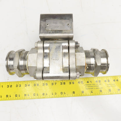SVF 2" Stainless Steel Sanitary Ball Valve Class 1000