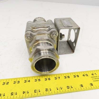 SVF 2" Stainless Steel Sanitary Ball Valve Class 1000