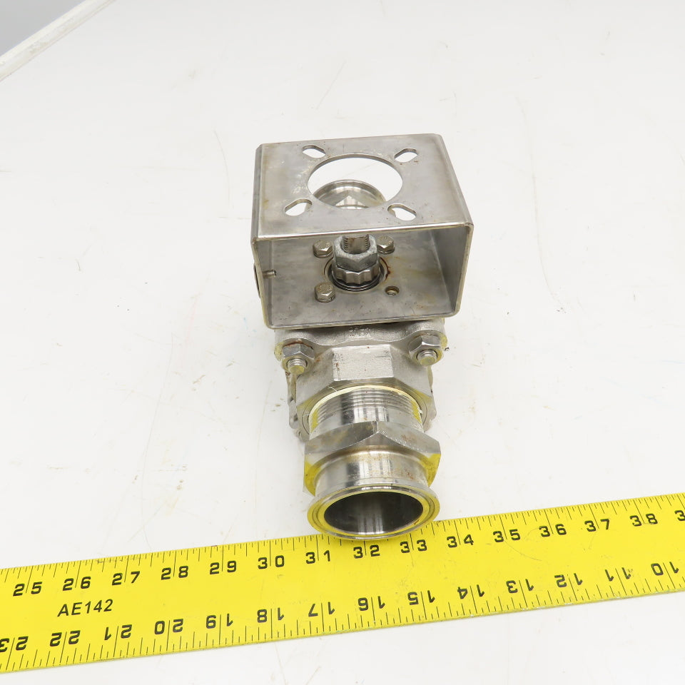SVF 2" Stainless Steel Sanitary Ball Valve Class 1000