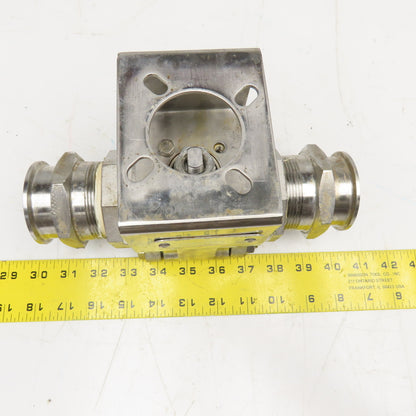 SVF 2" Stainless Steel Sanitary Ball Valve Class 1000