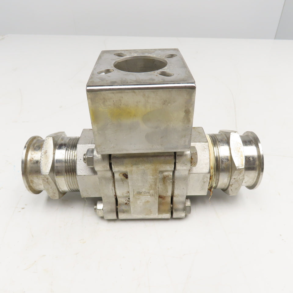 SVF 2" Stainless Steel Sanitary Ball Valve Class 1000