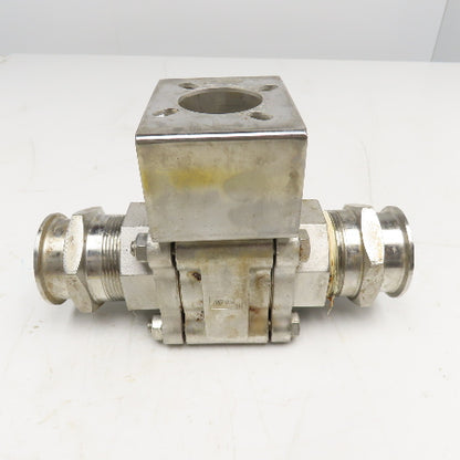 SVF 2" Stainless Steel Sanitary Ball Valve Class 1000