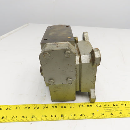 Grove Gear 26M-1 10:1 Ratio Right Angle Gear Reducer 175RPM Output