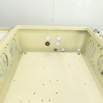 24" x 20" x 8" Steel Electrical Enclosure W/Backplate & Hinged Door