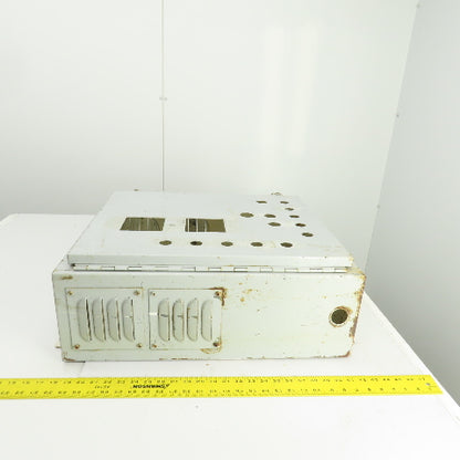 24" x 20" x 8" Steel Electrical Enclosure W/Backplate & Hinged Door