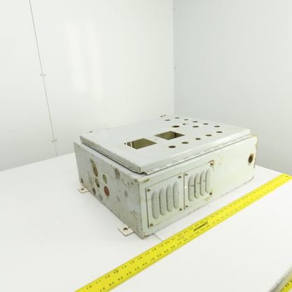 24" x 20" x 8" Steel Electrical Enclosure W/Backplate & Hinged Door