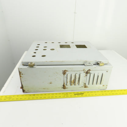 24" x 20" x 8" Steel Electrical Enclosure W/Backplate & Hinged Door