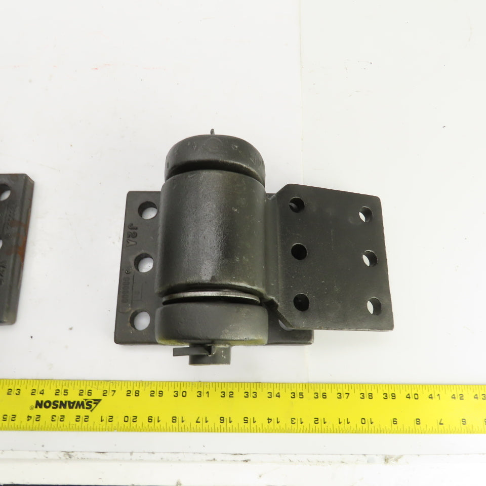 Super Heavy Duty Bolt-On Door Gate Hinge 180° Degree Swing 7" x 8-1/2" Set Of 2