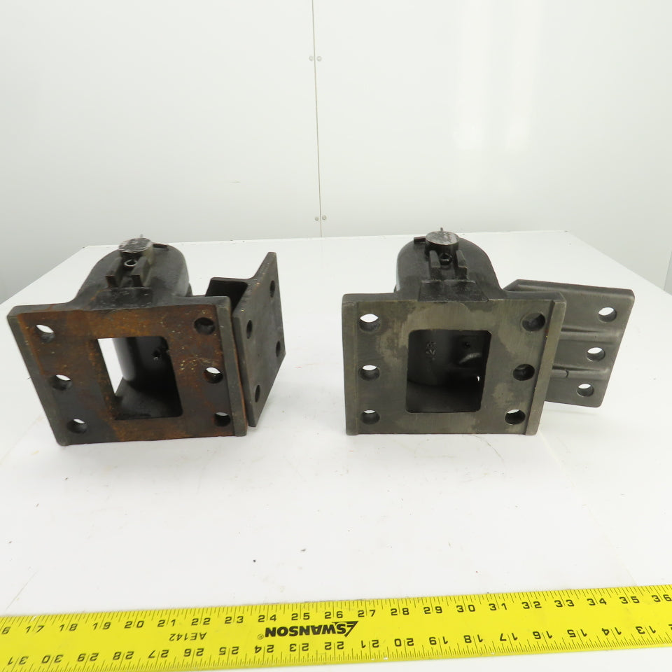 Super Heavy Duty Bolt-On Door Gate Hinge 180° Degree Swing 7" x 8-1/2" Set Of 2
