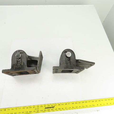 Super Heavy Duty Bolt-On Door Gate Hinge 180° Degree Swing 7" x 8-1/2" Set Of 2