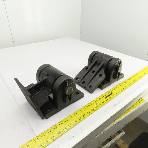 Super Heavy Duty Bolt-On Door Gate Hinge 180° Degree Swing 7" x 8-1/2" Set Of 2