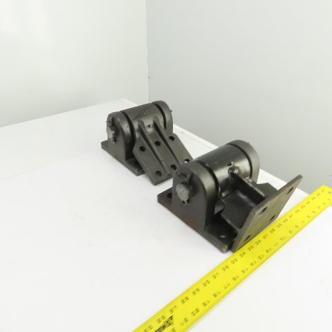 Super Heavy Duty Bolt-On Door Gate Hinge 180° Degree Swing 7" x 8-1/2" Set Of 2