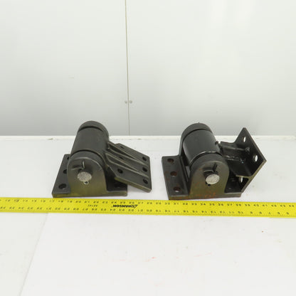 Super Heavy Duty Bolt-On Door Gate Hinge 180° Degree Swing 7" x 8-1/2" Set Of 2