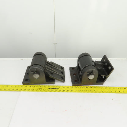 Super Heavy Duty Bolt-On Door Gate Hinge 180° Degree Swing 7" x 8-1/2" Set Of 2