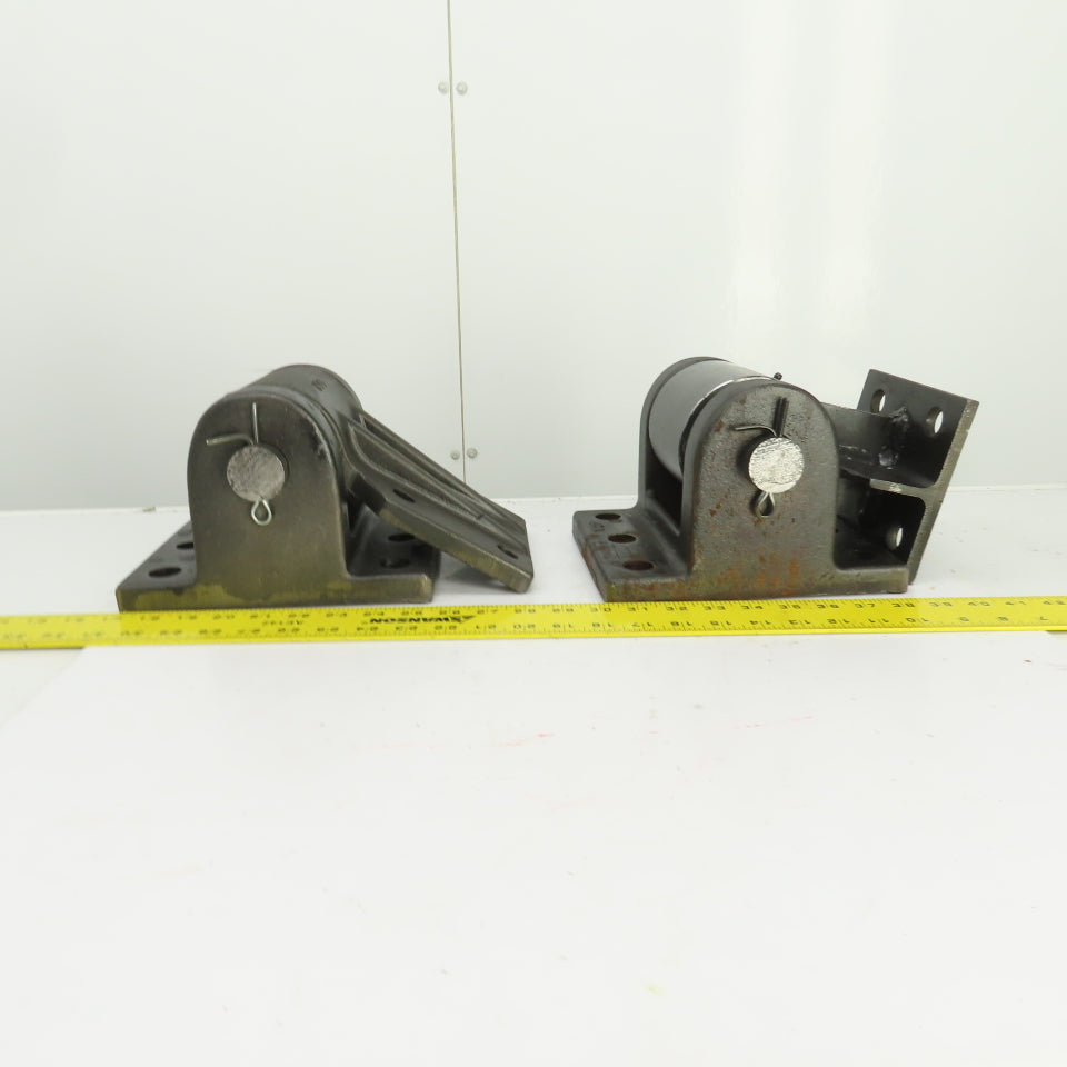 Super Heavy Duty Bolt-On Door Gate Hinge 180° Degree Swing 7" x 8-1/2" Set Of 2