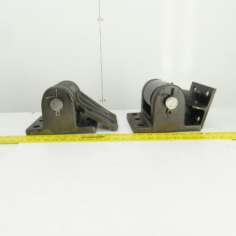 Super Heavy Duty Bolt-On Door Gate Hinge 180° Degree Swing 7" x 8-1/2" Set Of 2