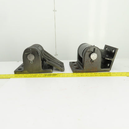 Super Heavy Duty Bolt-On Door Gate Hinge 180° Degree Swing 7" x 8-1/2" Set Of 2