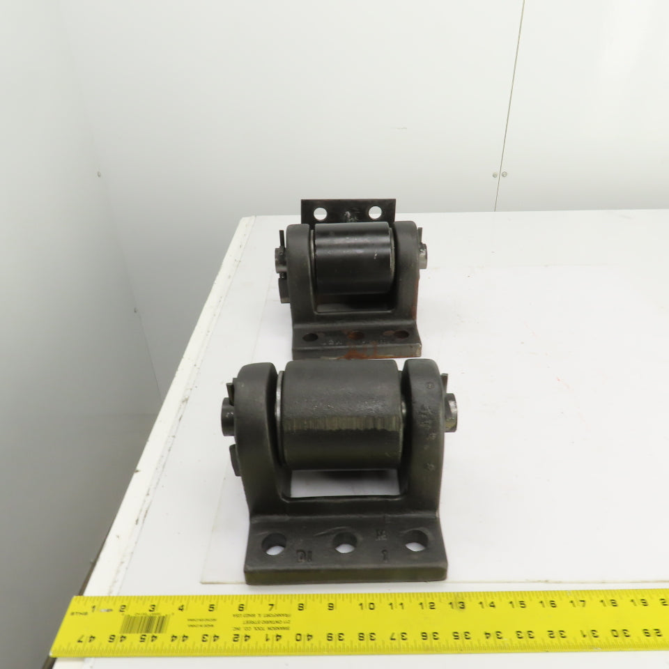 Super Heavy Duty Bolt-On Door Gate Hinge 180° Degree Swing 7" x 8-1/2" Set Of 2