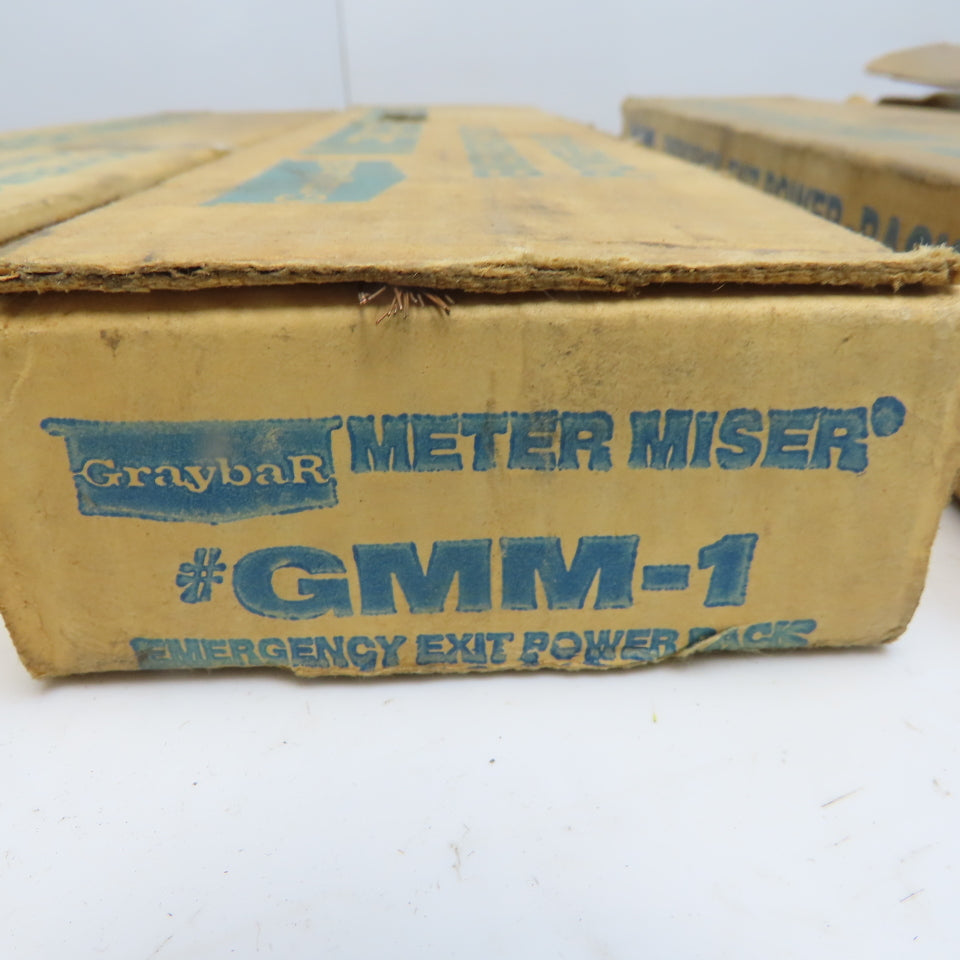 Graybar GMM-1 Vintage Emergency Exit Power Pack Lot of 4