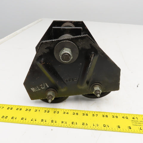 Dayton 2Z615A 1/2 Ton Push Chain Hoist Trolley 1000Lbs.