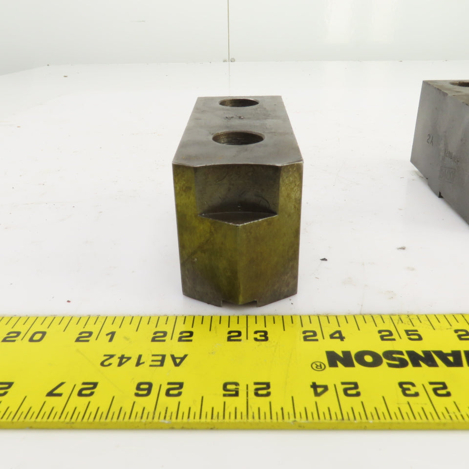 Daco 12MSHOP 4-3/4" L x 1-3/4" W x 2-1/4" H Lathe Chuck Jaw Set Of 3