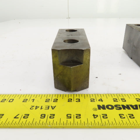 Daco 12MSHOP 4-3/4" L x 1-3/4" W x 2-1/4" H Lathe Chuck Jaw Set Of 3